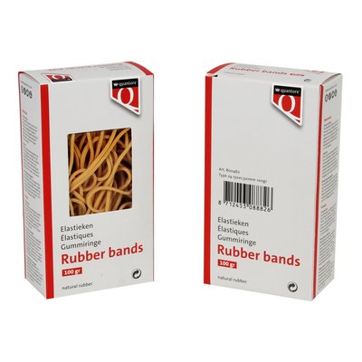 Elastiek Quantore 24 150x1,5x1mm 100gram