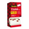 Plakband Scotch Crystal 600 19mmx33m transparant 12+2 gratis foto