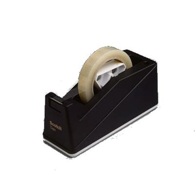Dévidoir Scotch C10 lesté rouleau jusqu'à 66m noir