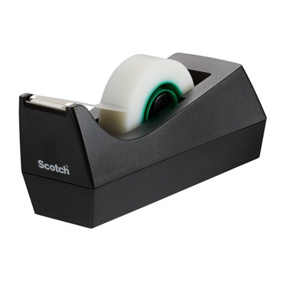 Dévidoir Scotch C38 recyclé noir + 3 rouleaux 19mmx33m