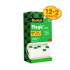 Plakband Scotch Magic 810 19mmx33m onzichtbaar mat 12+2 gratis foto