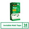Plakband Scotch Magic 810 19mmx33m onzichtbaar mat 12+2 gratis foto