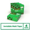 Plakband Scotch Magic 810 19mmx33m onzichtbaar transparant 4 rollen foto
