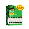 Plakband Scotch Magic 810 19mmx33m onzichtbaar mat 20+4 gratis foto