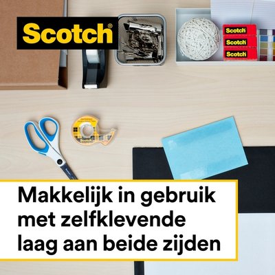 Ruban adhésif Scotch 665 22,8mx12mm double face