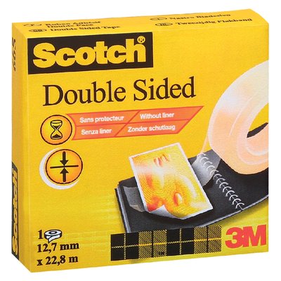 Ruban adhésif Scotch 665 22,8mx12mm double face