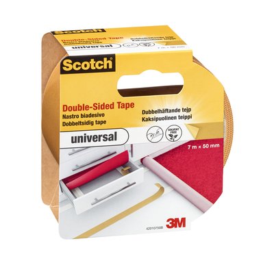 Ruban adhésif double face Scotch Universal 50mmx7m