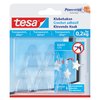 Klevende haak tesa® 0,2kg transparant 5 stuks foto