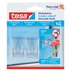 Klevende haak tesa® 1kg transparant 2 stuks foto