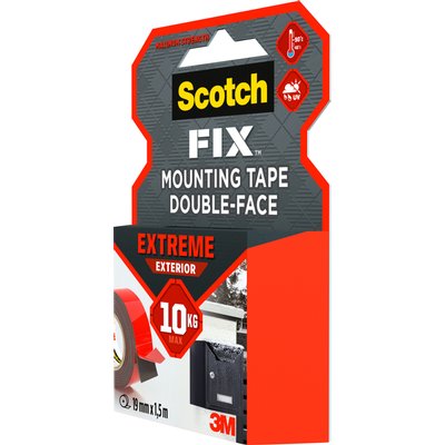 Ruban adhésif Scotch Extreme Exterior 19mmx1,5m double face