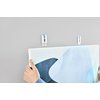 Klevende spijker tesa® canvas- behang en pleisterwerk 2kg wit 2 stuks foto