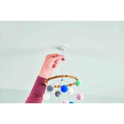 Crochet plafond tesa® papier peint et plâtre autocollant 0,5kg