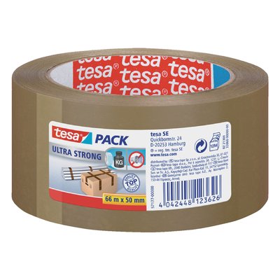 Verpakkingstape tesapack® Ultra Strong 66mx50mm bruin