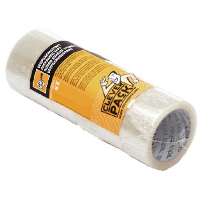 Verpakkingstape CleverPack 48mmx66m transparant PP pak à 6 rollen
