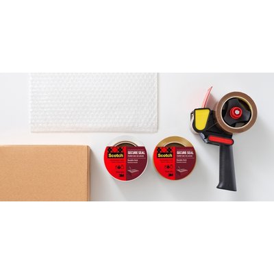 Verpakkingstape Scotch Secure Seal 50mmx66m bruin 6 rollen