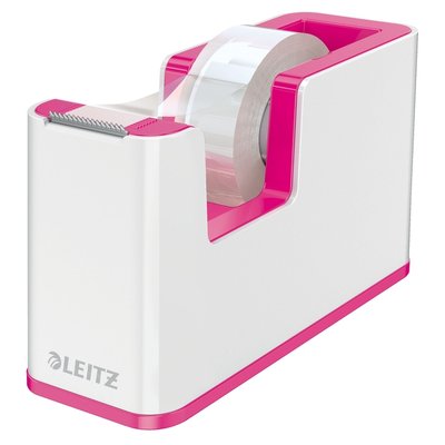 Plakbandhouder Leitz WOW wit/roze