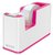 Plakbandhouder Leitz WOW wit/roze