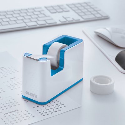 Plakbandhouder Leitz WOW wit/blauw
