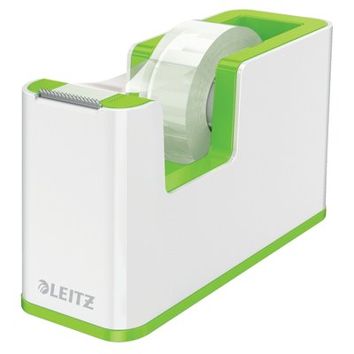 Dévidoir ruban adhésif Leitz WOW blanc/vert