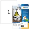 Etiket HERMA 9500 210x297mm weerbestendig wit 10 stuks foto