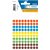 Etiquette HERMA 1831 rond 8mm assorti 540 pièces