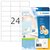 Etiket HERMA 8644 70x37mm premium wit 240 stuks