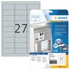 Etiket HERMA 4222 63.5x29.6mm weerbestendig zilver 675 stuks foto