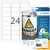 Etiket HERMA 9532 63.5x33.9mm weerbestendig wit 240 stuks