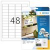 Etiket HERMA Power 10902 45.7x21.2mm wit 1200 stuks foto