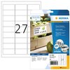 Etiket HERMA Power 10903 63.5x29.6mm wit 675 stuks foto