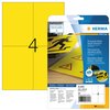 Etiket HERMA 8032 105x148mm weerbestendig geel 100 stuks foto