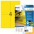 Etiket HERMA 8032 105x148mm weerbestendig geel 100 stuks