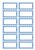 Etiket HERMA 3742 keuken blauw