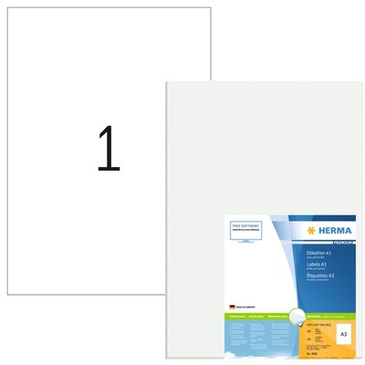 Etiket HERMA 8692 A3 420x297mm 100 stuks