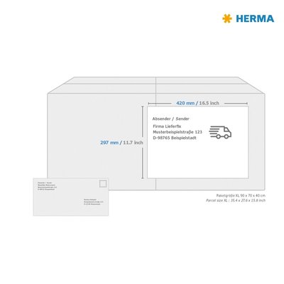 Etiket HERMA 8692 A3 420x297mm 100 stuks