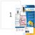 Etiquette HERMA 8020 210x297mm transparent 25 pièces