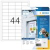 Etiket HERMA 4572 48.3x25.4mm folie wit 880 stuks foto