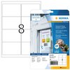 Etiket HERMA 4575 99.1x67.7mm folie wit 160 stuks foto
