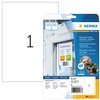 Etiket HERMA 4577 210x297mm folie wit 20 stuks foto