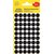 Etiket Avery 3140 rond 12mm zwart 270 stuks