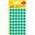 Etiket Avery 3143 rond 12mm groen 270 stuks