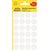 Etiket Avery 3170 rond 18mm wit 96 stuks