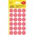 Etiket Avery 3172 rond 18mm lichtrood 96 stuks
