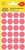 Etiket Avery 3172 rond 18mm lichtrood 96 stuks