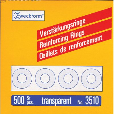 Oeillets de renforcement Avery 3510 13mm transparent 500 pièces