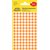 Etiket Avery 3178 rond 8mm oranje 416 stuks