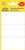 Etiket Avery 3081 76x39mm wit 18 stuks