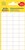 Etiket Avery 3042 18x12mm wit 216 stuks