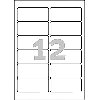 Etiket Avery L4776-20 99.1x42.3mm polyester wit 240 stuks foto