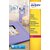 Etiket Avery L7767-40 210x297mm A4 hoogglans wit 40 stuks